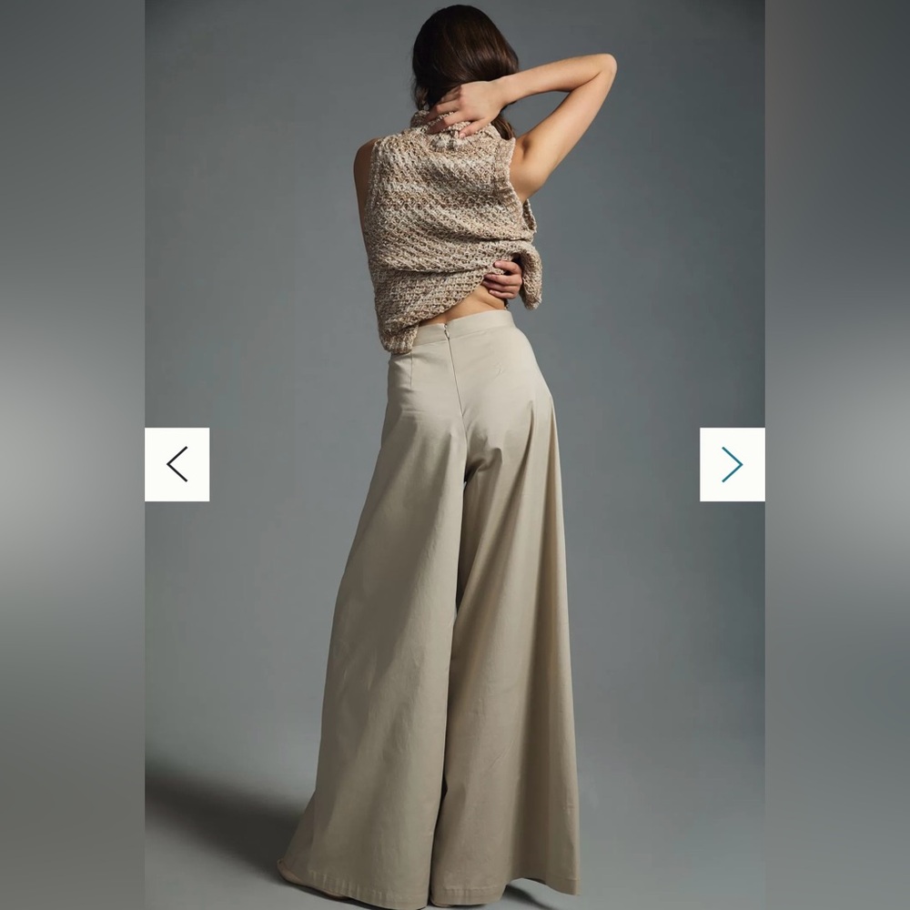 Anthropologie Corey Lynn Calter Beige Trousers - Picture 6 of 14